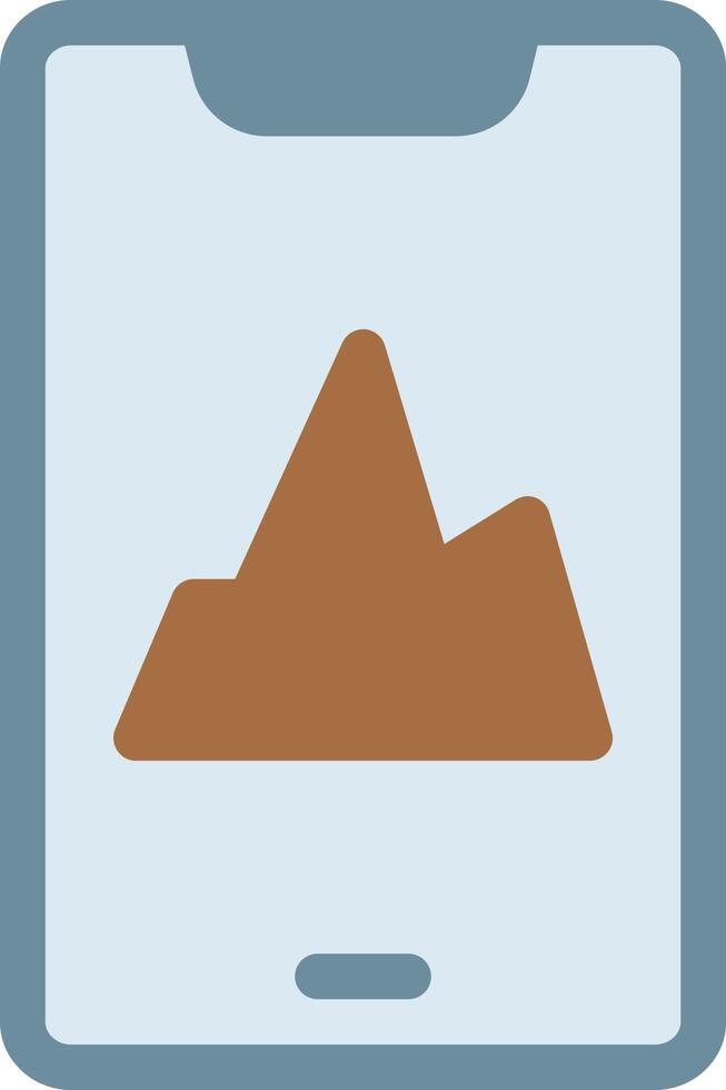 móvil montaña vector ilustración en un fondo.premium calidad simbolos.vector íconos para concepto y gráfico diseño.