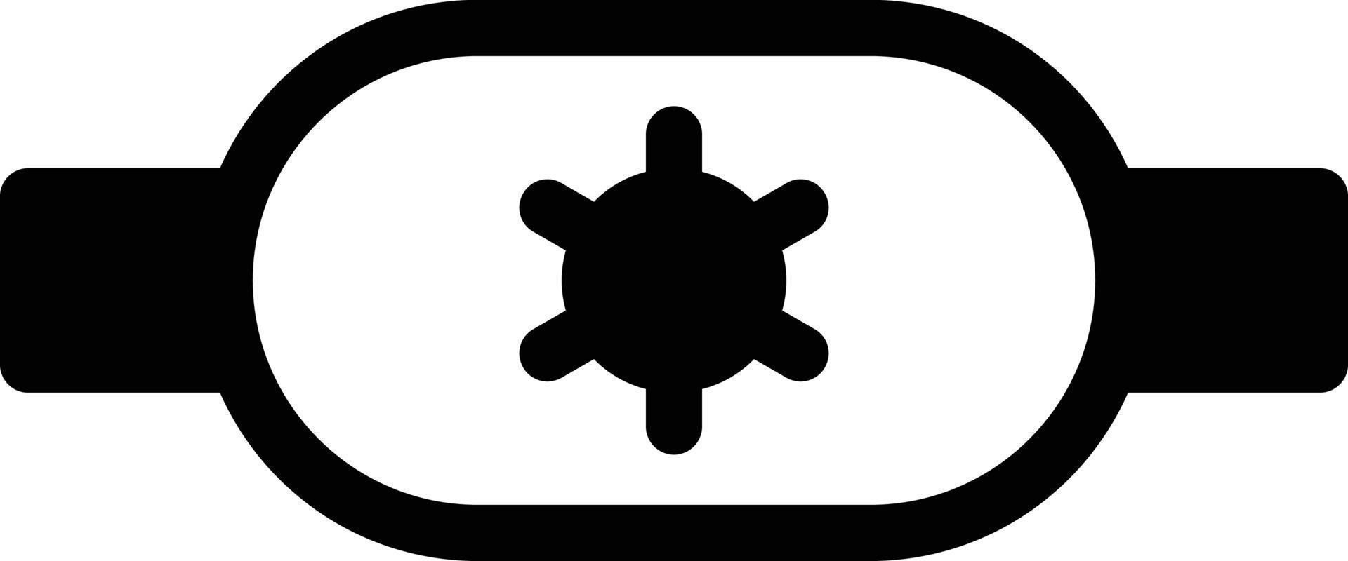 ilustración de vector de cinturón en un fondo. símbolos de calidad premium. iconos vectoriales para concepto y diseño gráfico.