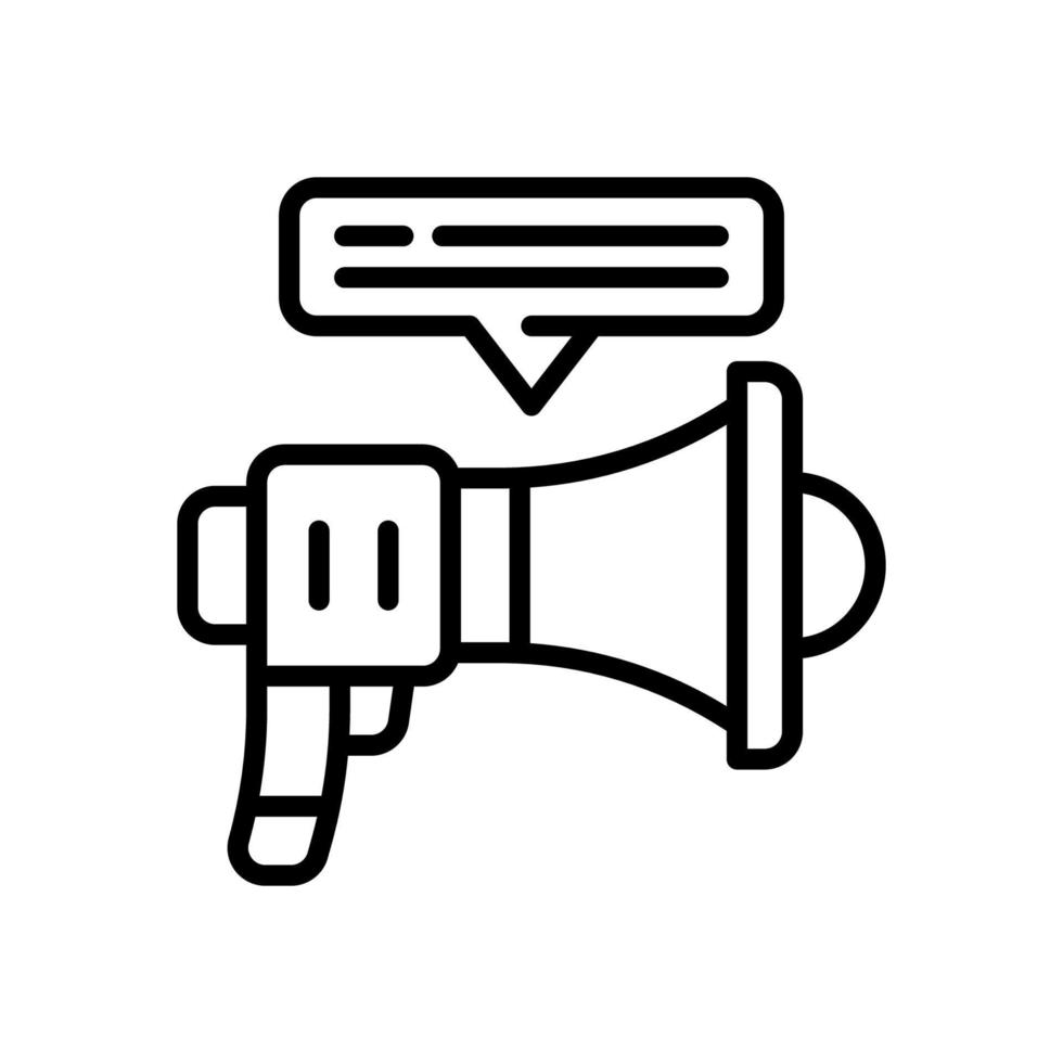 megaphone icon for your website design, logo, app, UI. vector