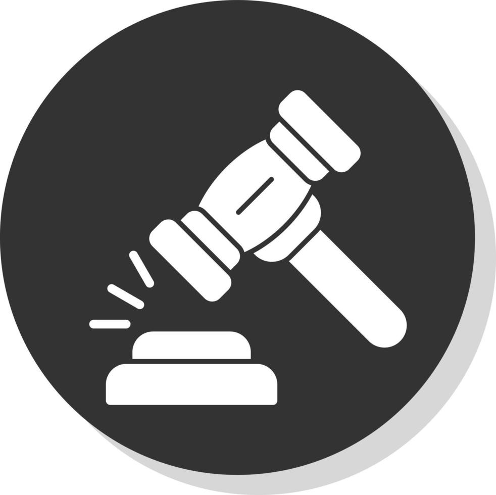 diseño de icono de vector de justicia