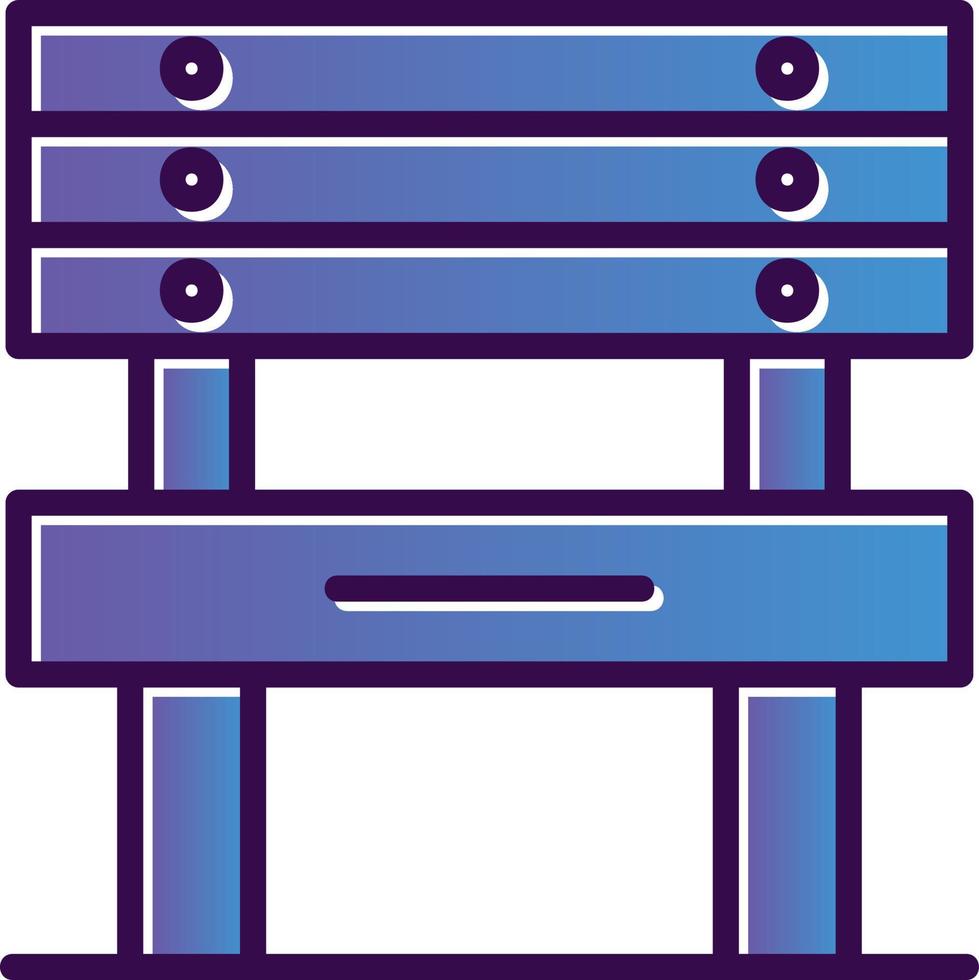 Bench Vector Icon Design