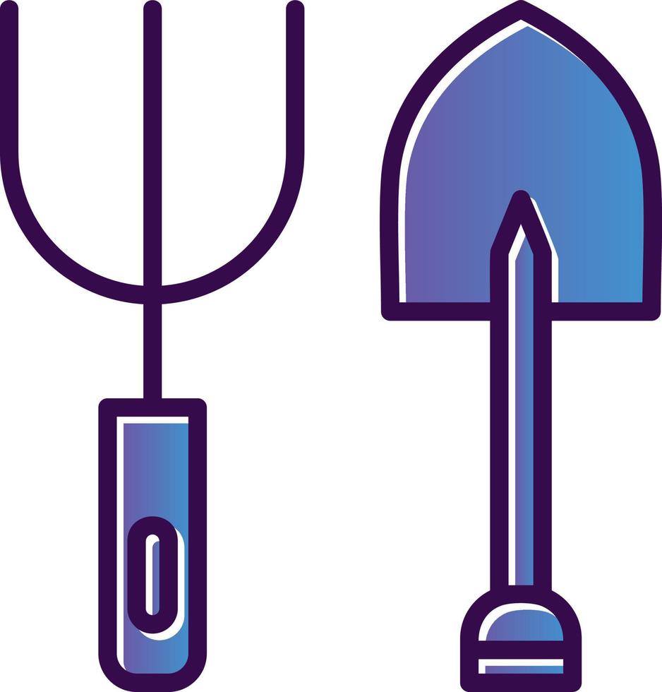 Pitchfork Vector Icon Design