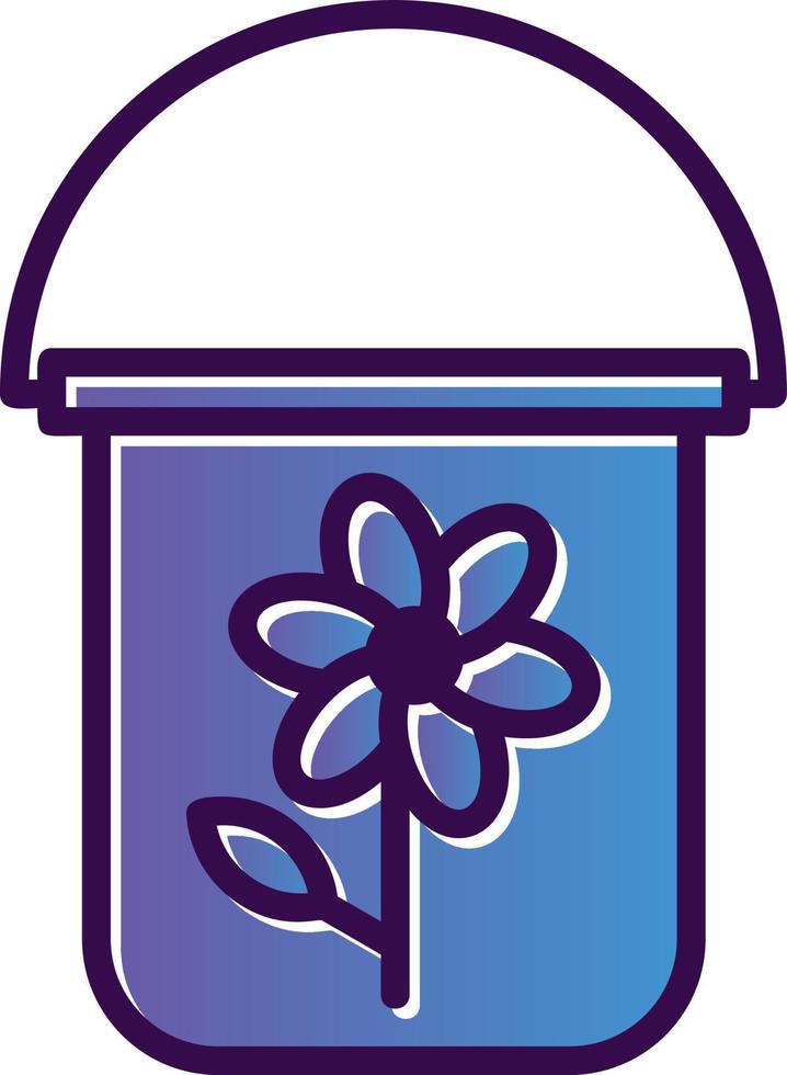 Bucket Vector Icon Design