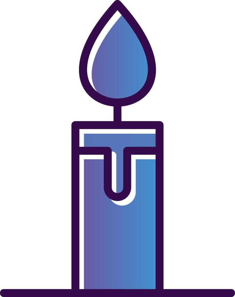 Candle Vector Icon Design