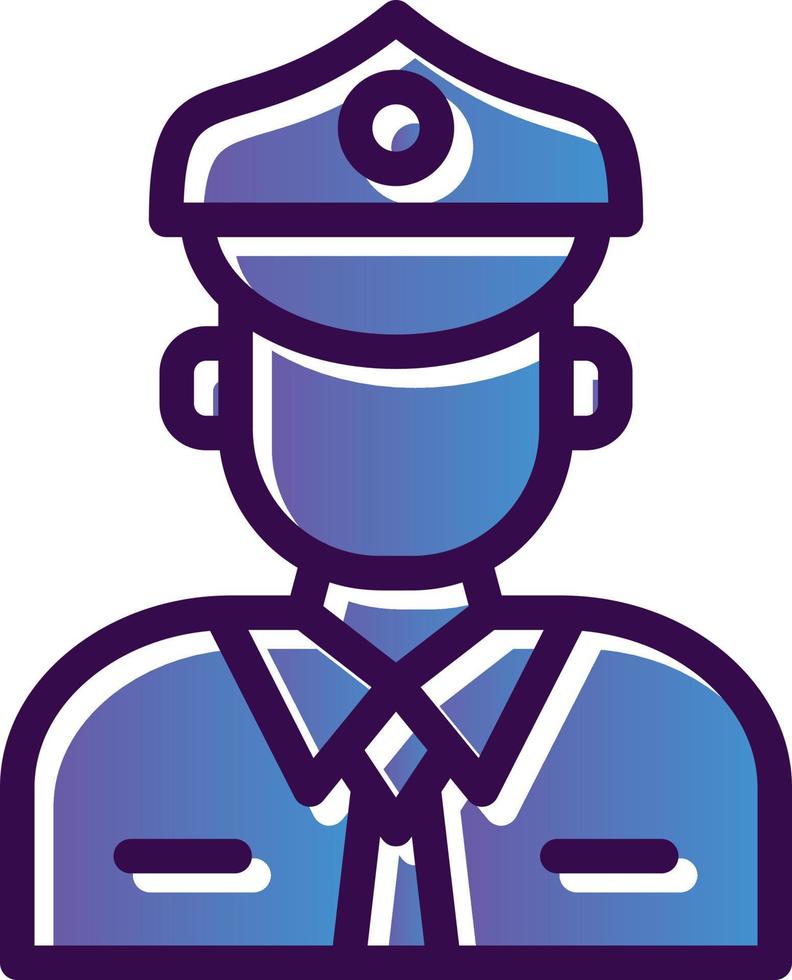 Taxi Driver Vector Icon Design