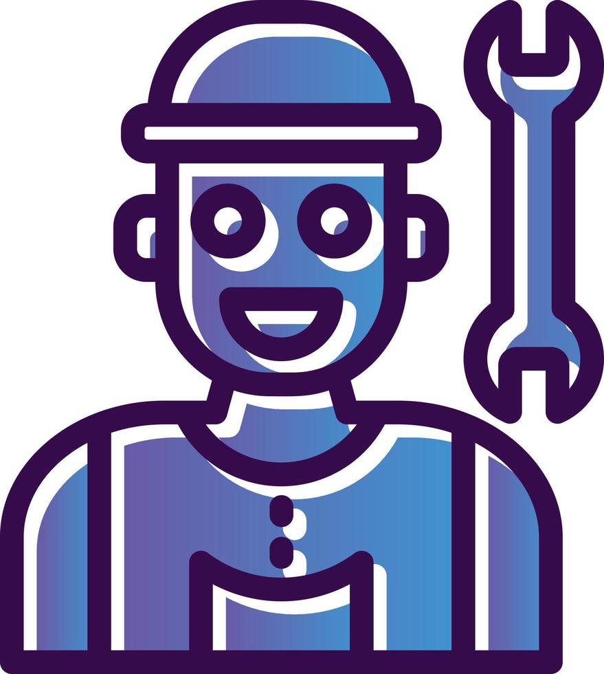 Plumber Vector Icon Design