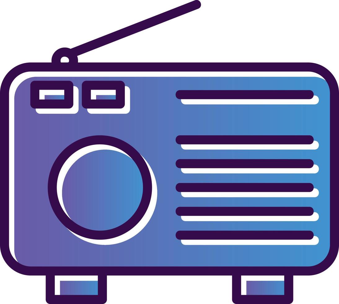 Radio Vector Icon Design