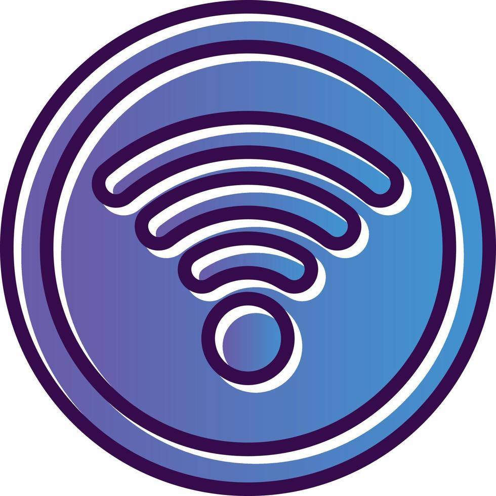 Wifi Signal Vector Icon Design