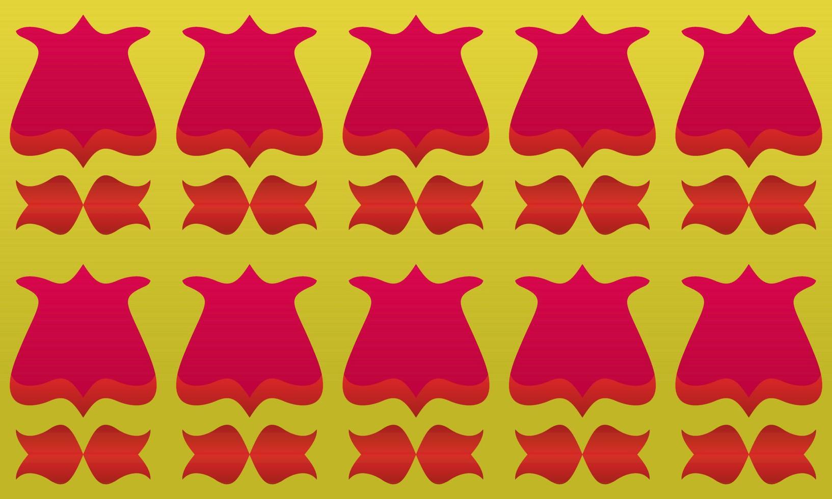 Red pattern for wallpaper vector