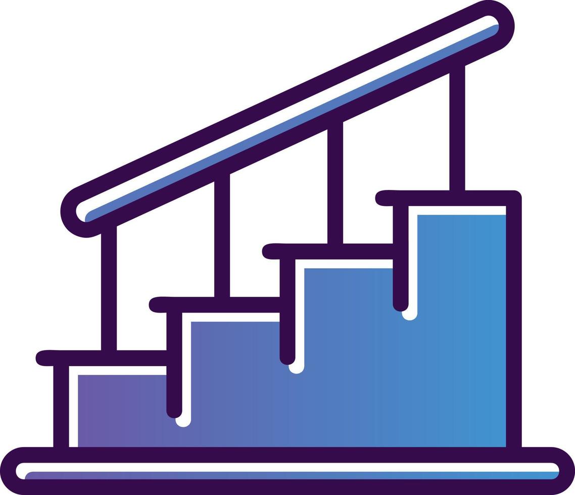 Stairs Vector Icon Design