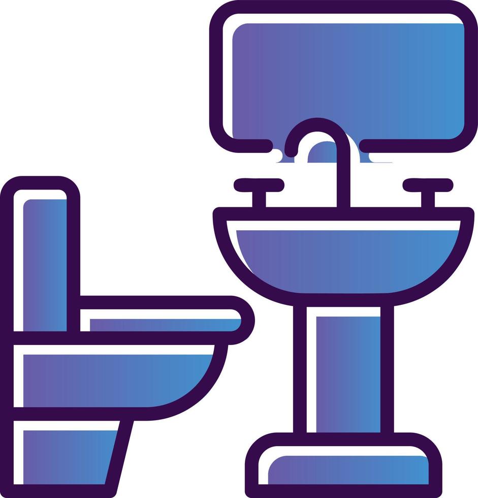 Toilet Vector Icon Design
