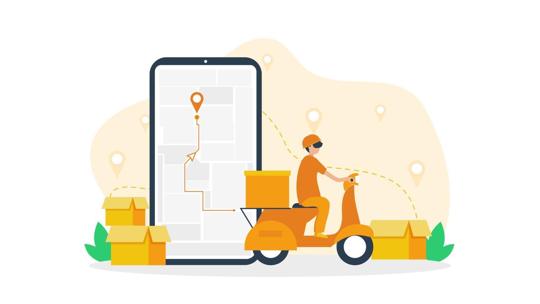 Delivery vector illustration
