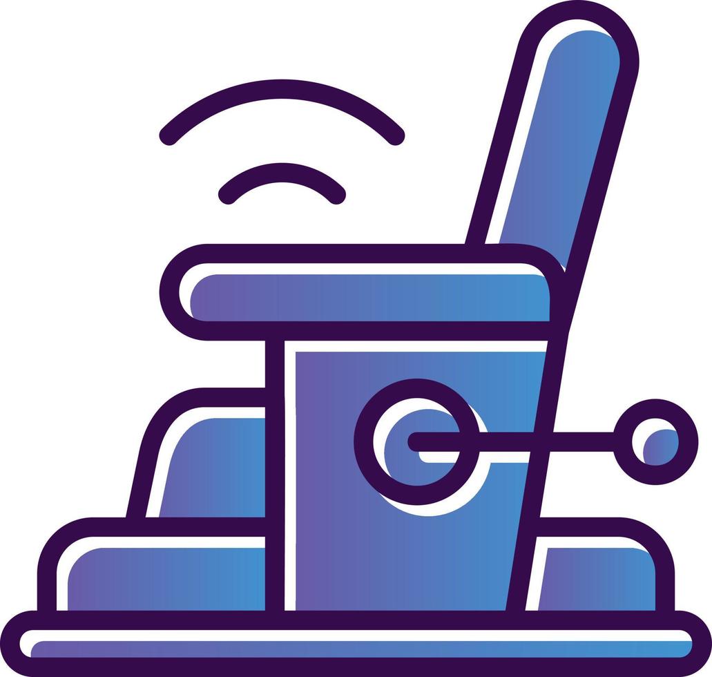 Electric Chair Vector Icon Design