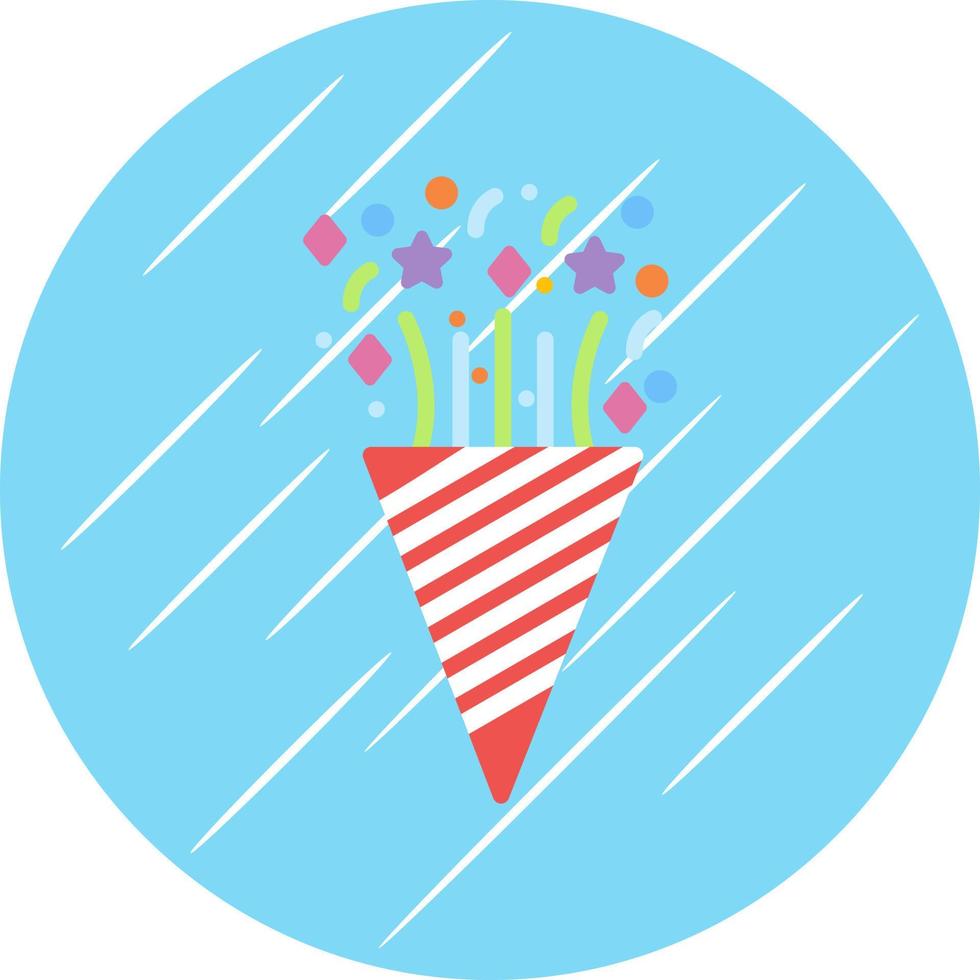 Confetti Vector Icon Design