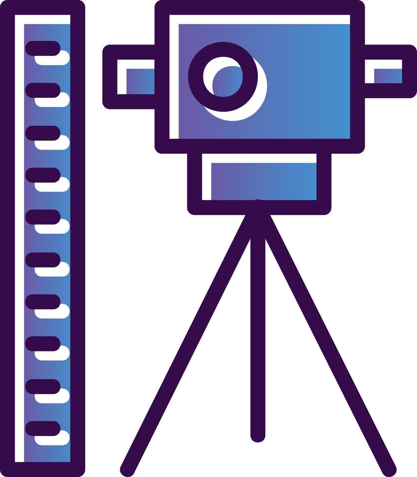 Theodolite Vector Icon Design