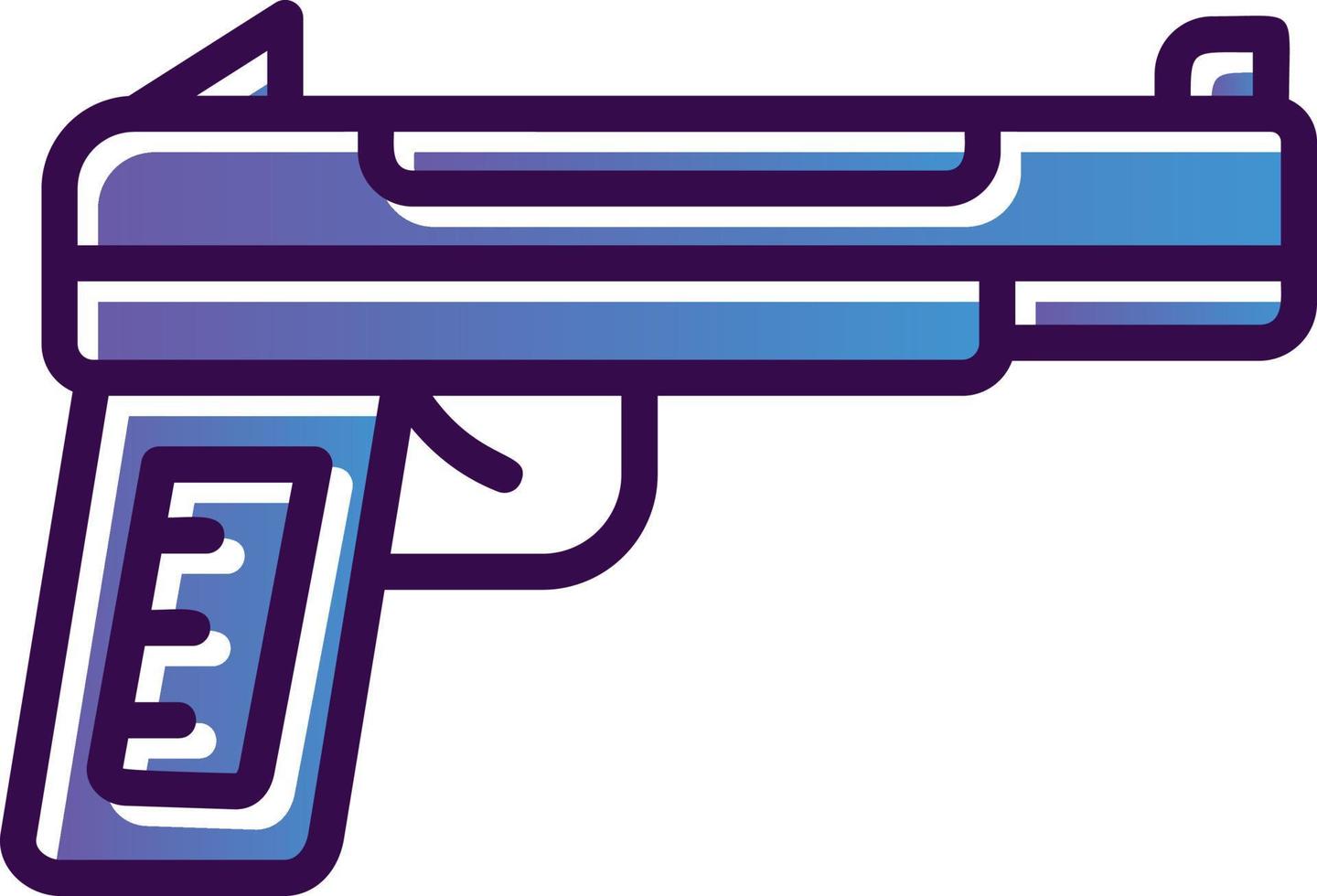 diseño de icono de vector de pistola