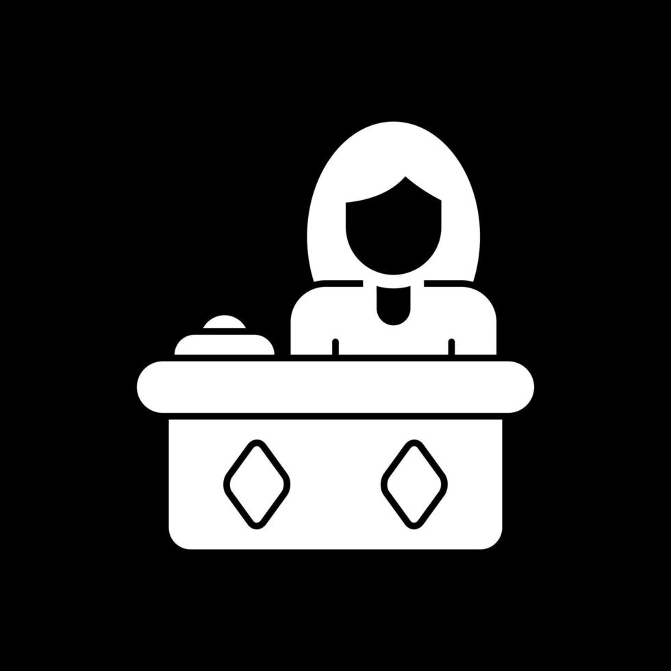 Receptionist Vector Icon Design 20024369 Vector Art at Vecteezy