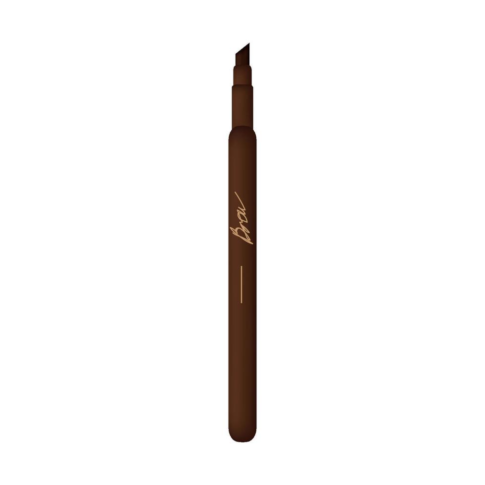 Vector illustration of an eyebrow pencil.