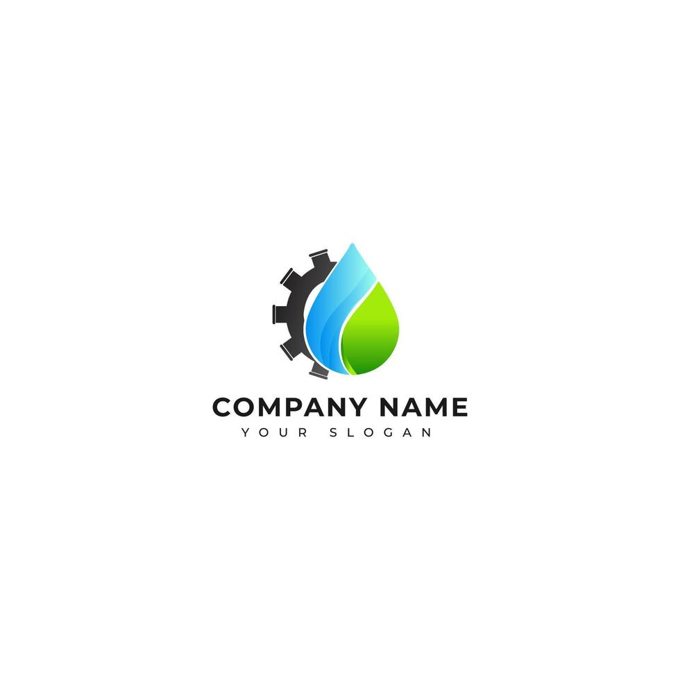 Plumbing logo vector design template