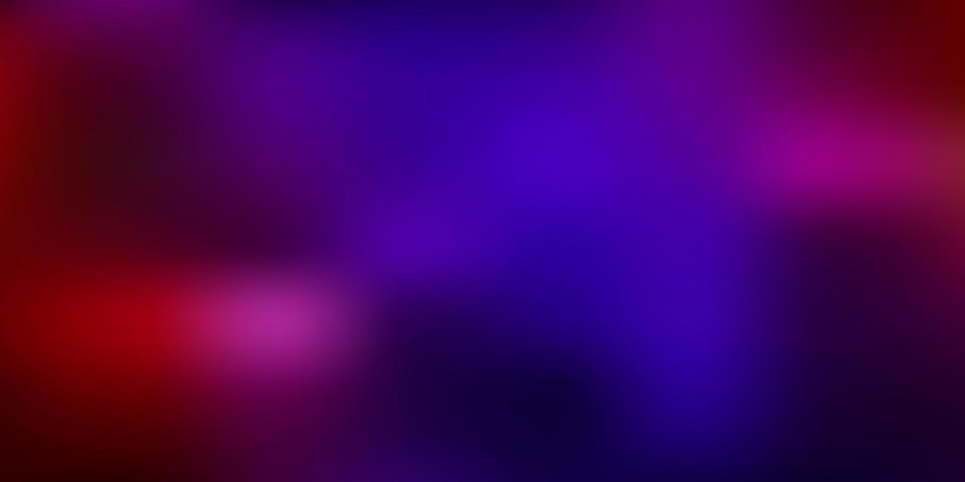 Dark blue, red vector gradient blur template.