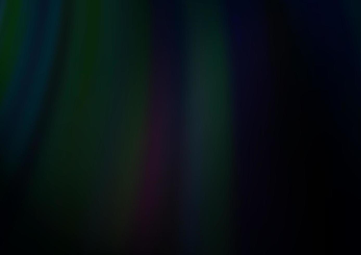 Dark Black vector background with curved circles.