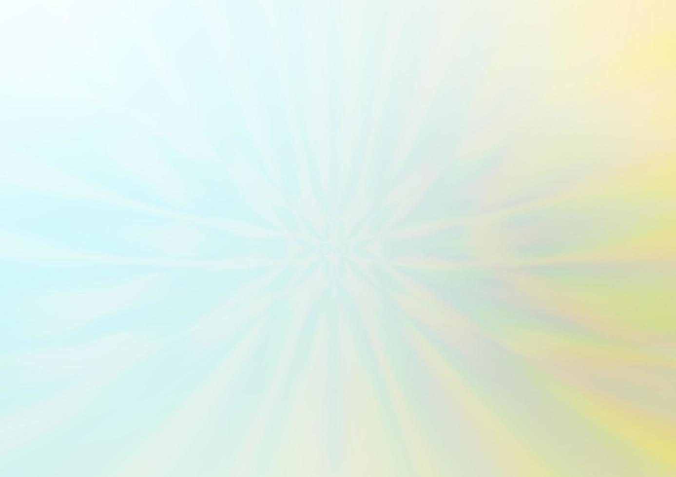 Light Blue, Yellow vector bokeh template.