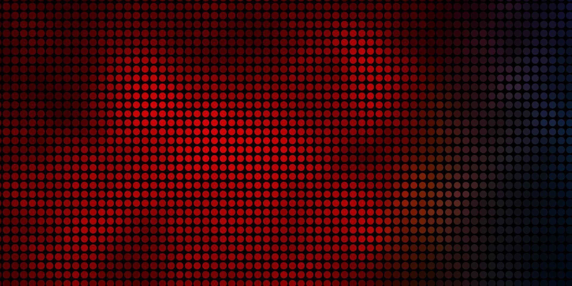 Dark Blue, Red vector backdrop with circles.