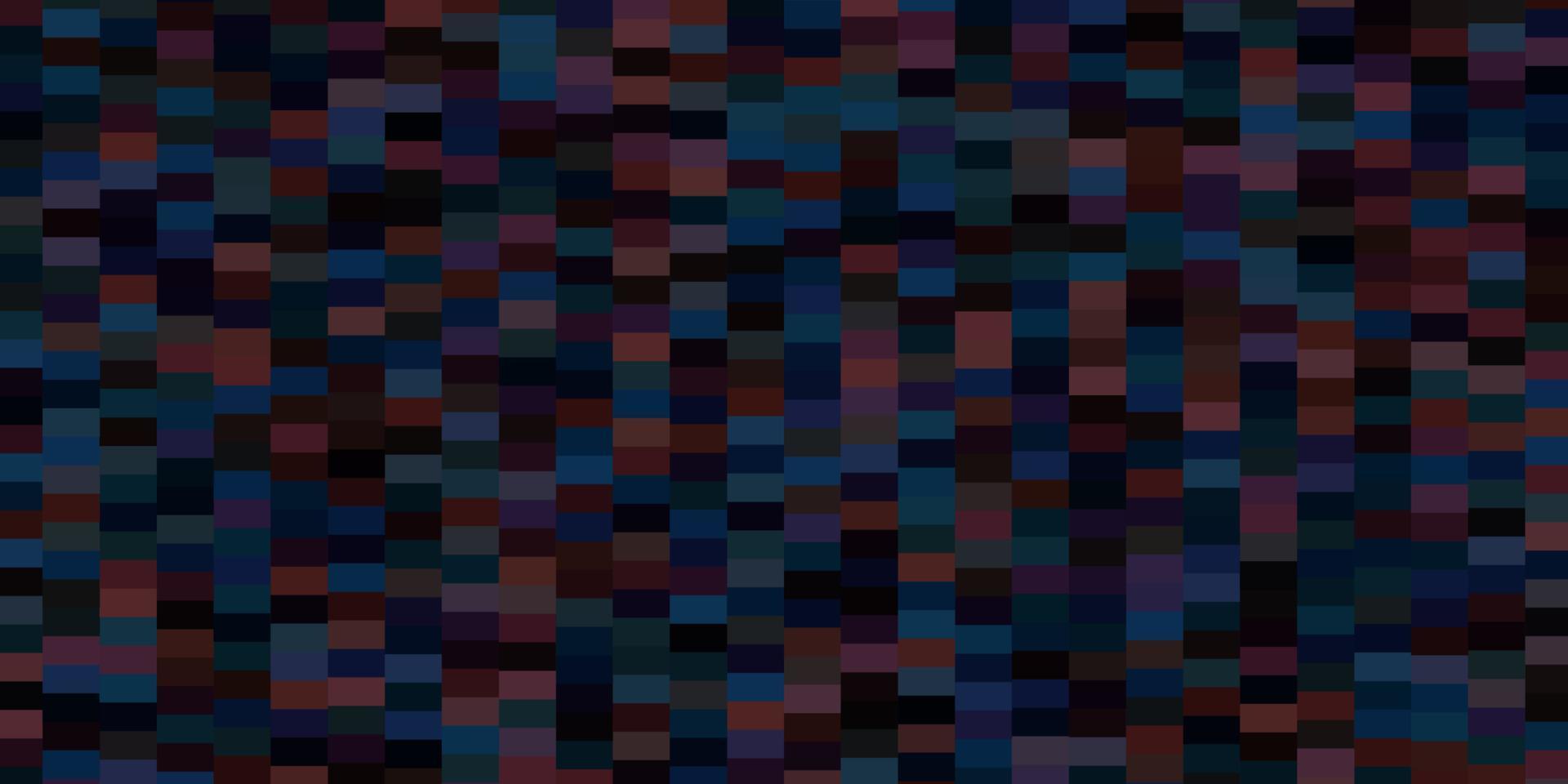 Fondo de vector azul oscuro, rojo con rectángulos.