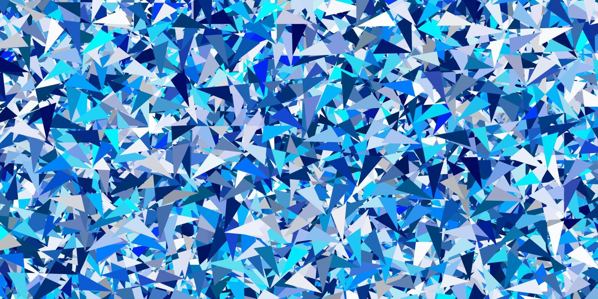 Light blue, green vector pattern with polygonal shapes.