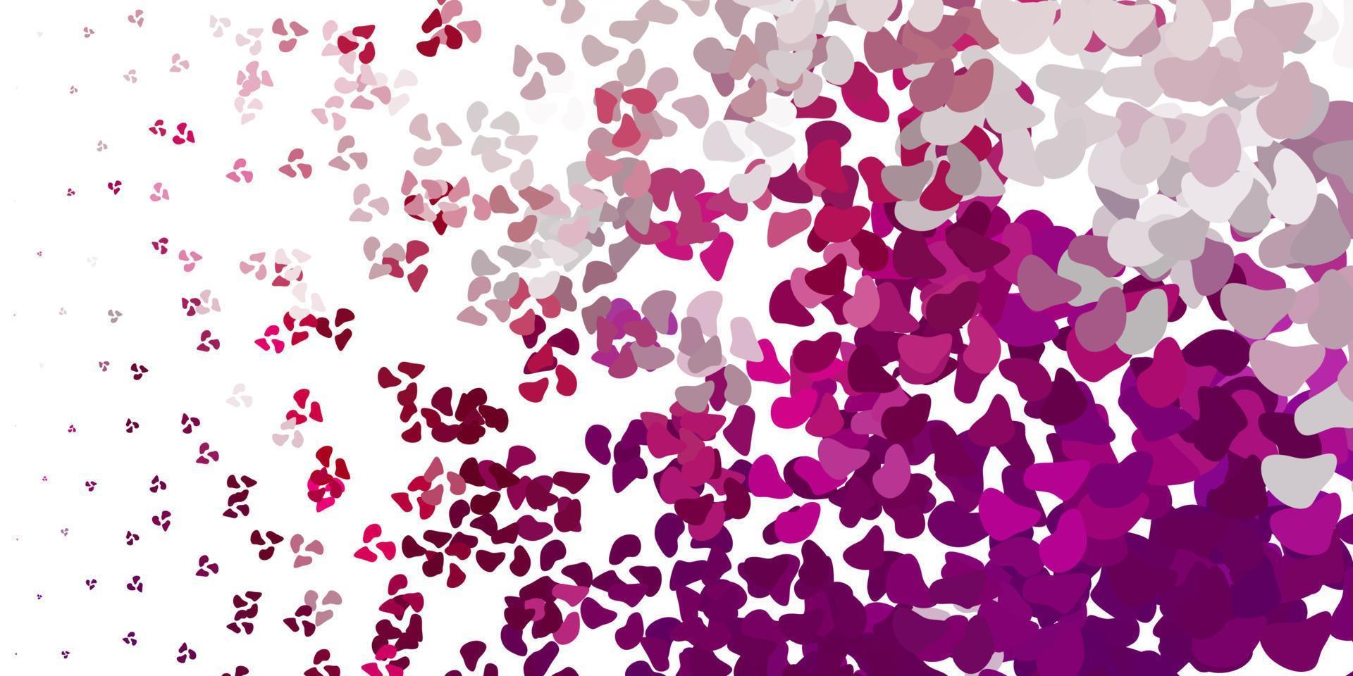 Light purple vector backdrop with chaotic shapes.