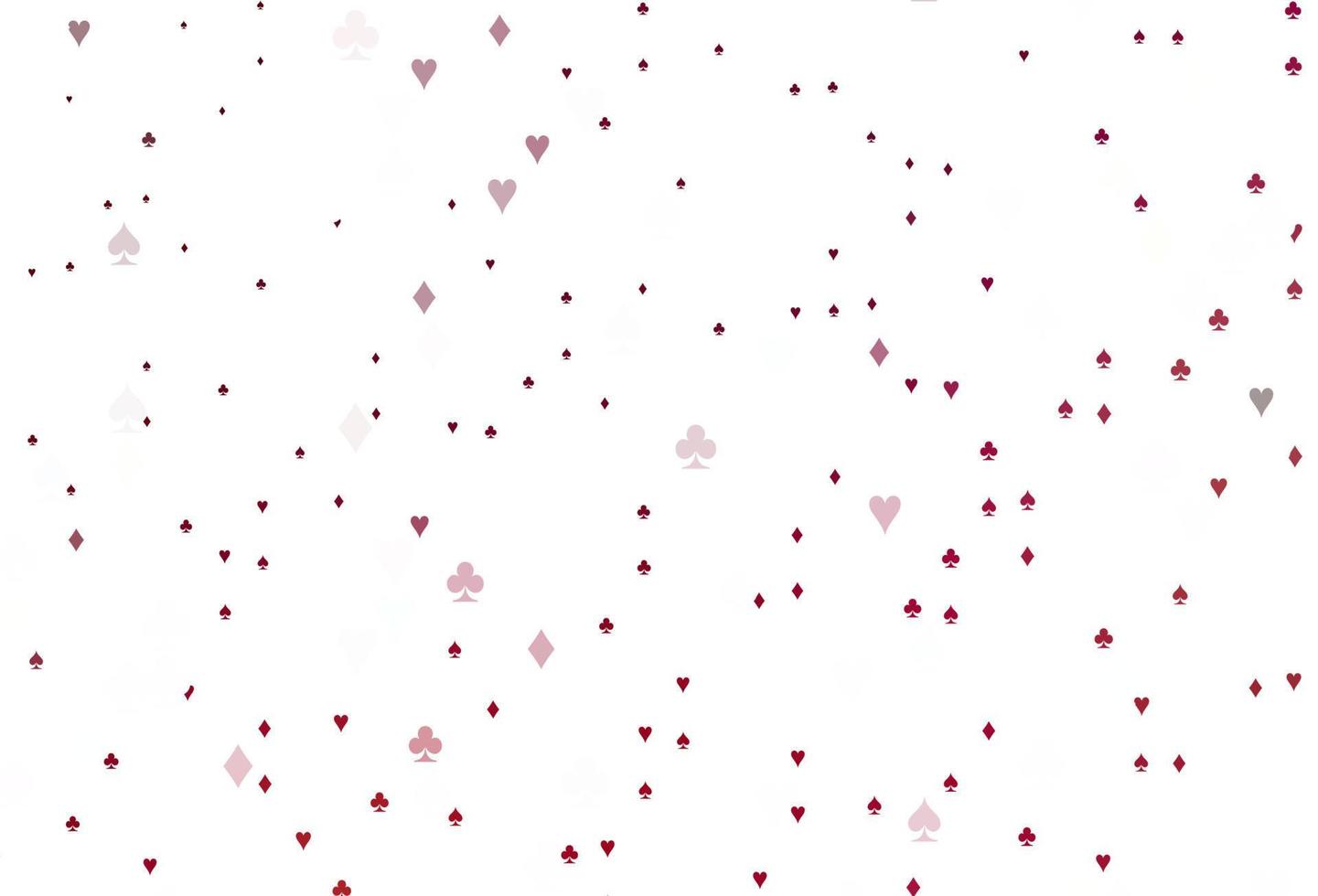 Light Purple vector pattern with symbol of cards.
