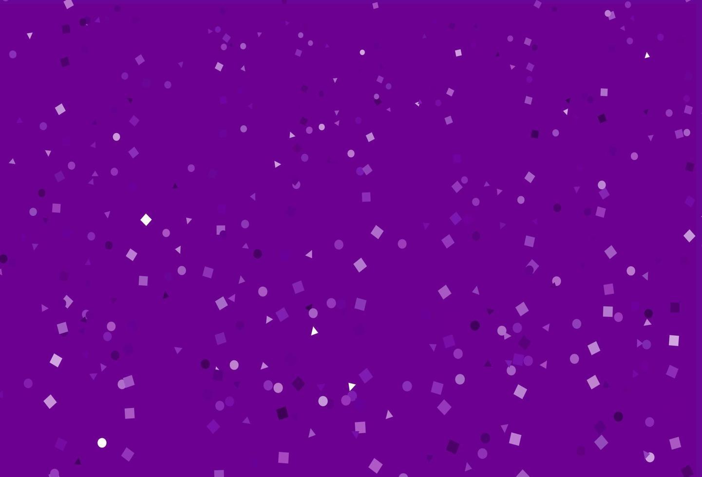 Light Purple vector cover in polygonal style with circles.