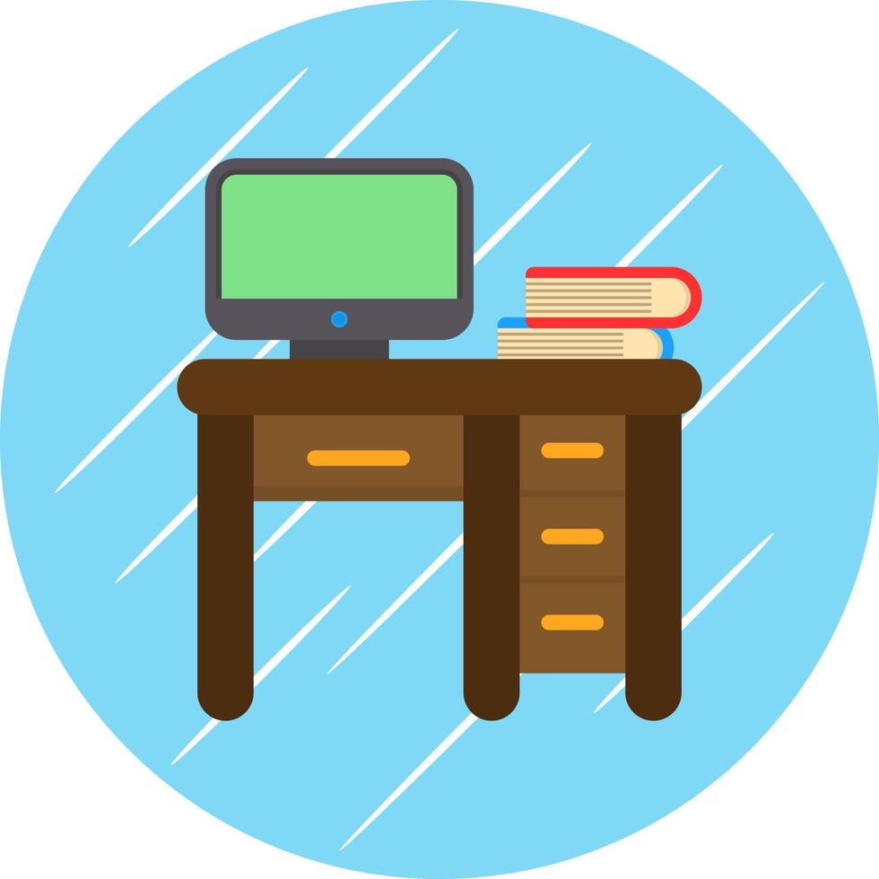 Desk Vector Icon Design