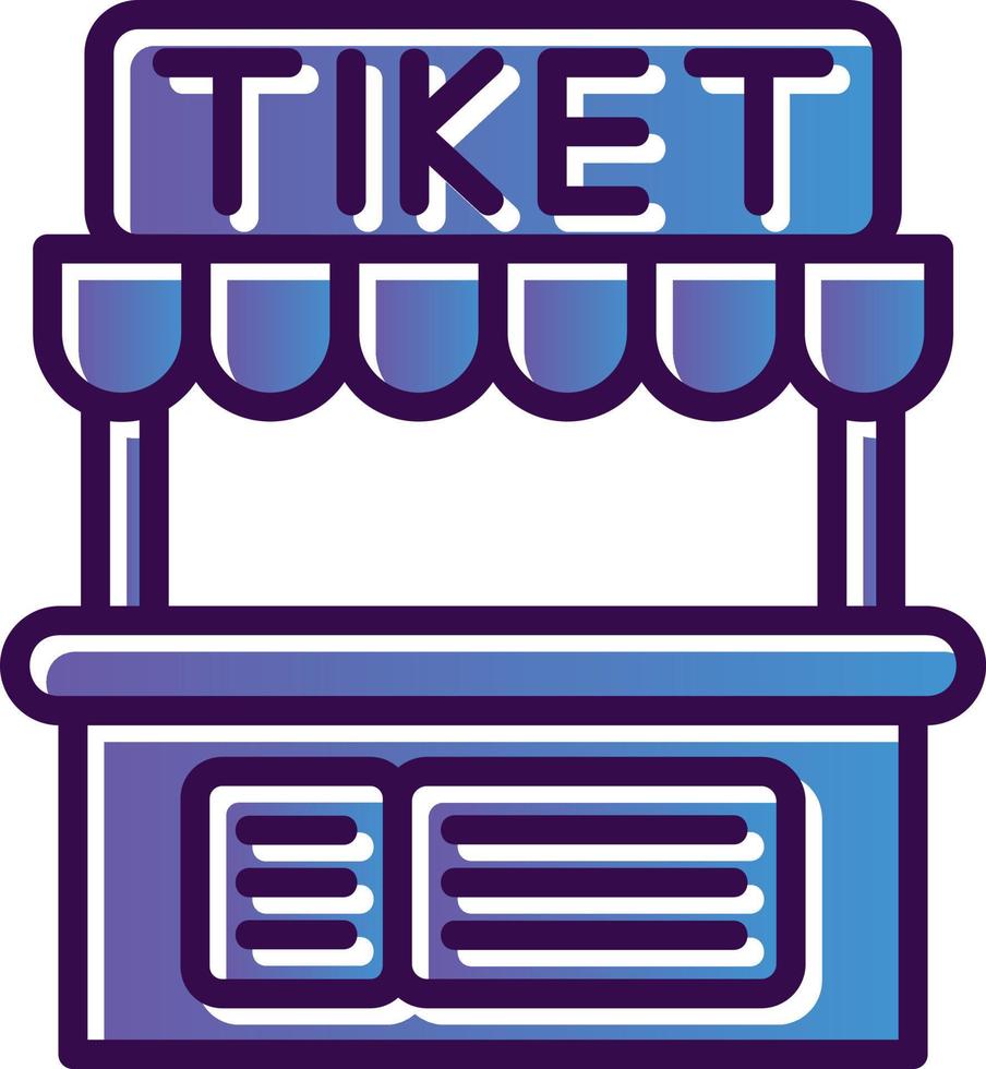 Ticket Office Vector Icon Design