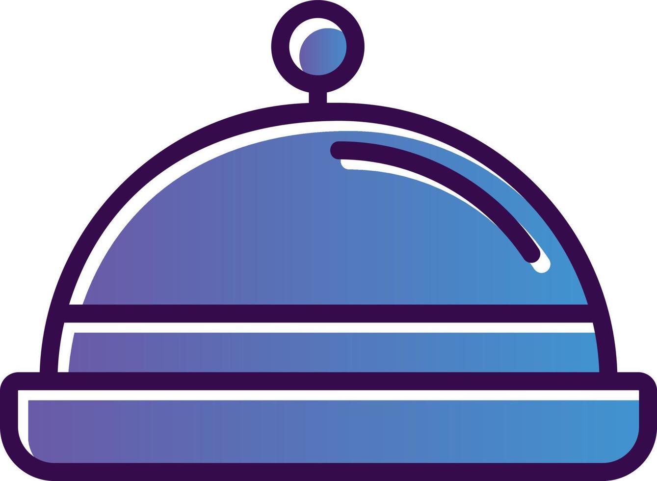 Food Tray Vector Icon Design