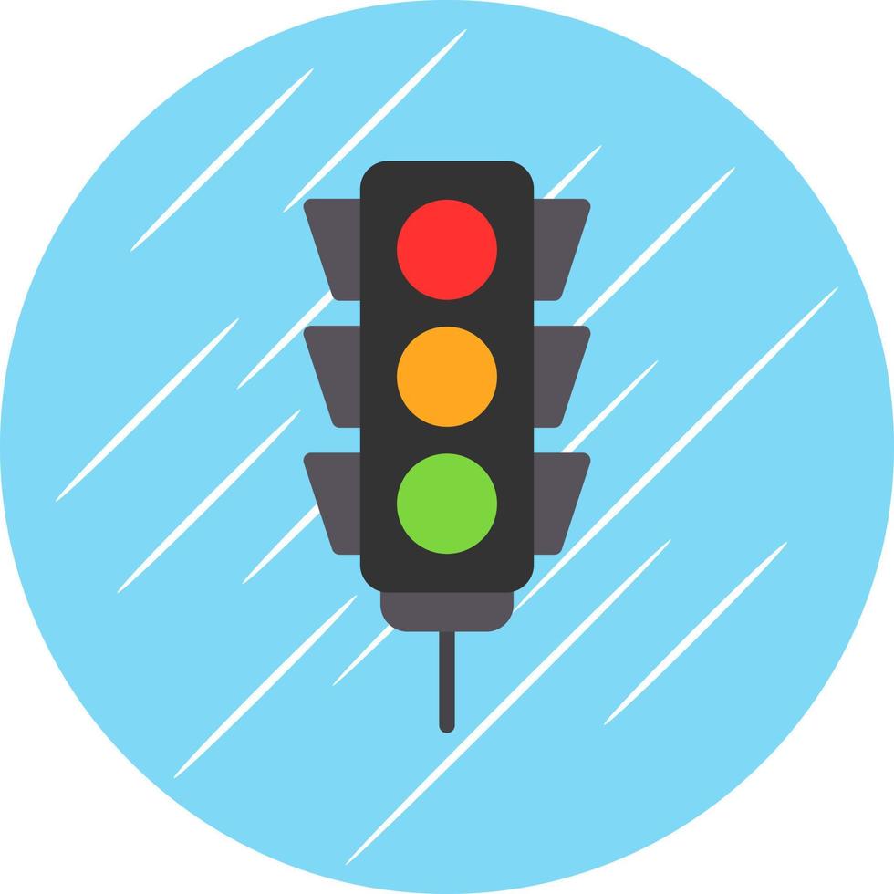 Traffic Lights Vector Icon Design