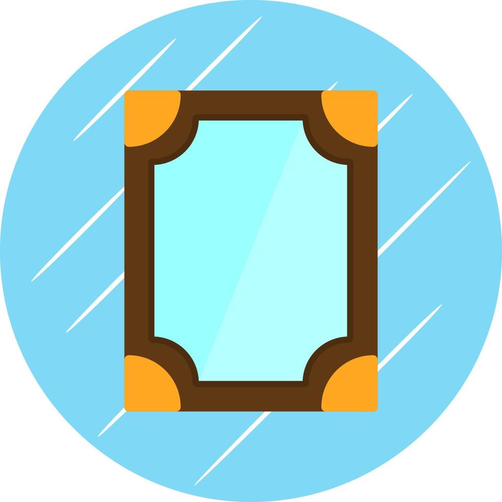 diseño de icono de vector de espejo