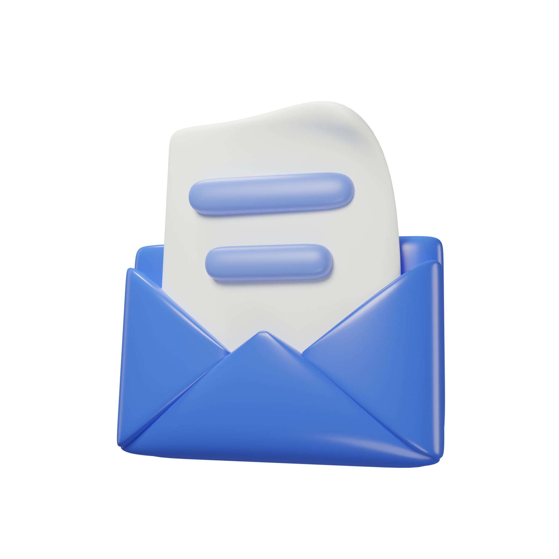 Blue Email For Business With Minimal Style 3d Rendering 20026471 PNG setting-up-mail-on-outlook-app-for-iphone-support-one
