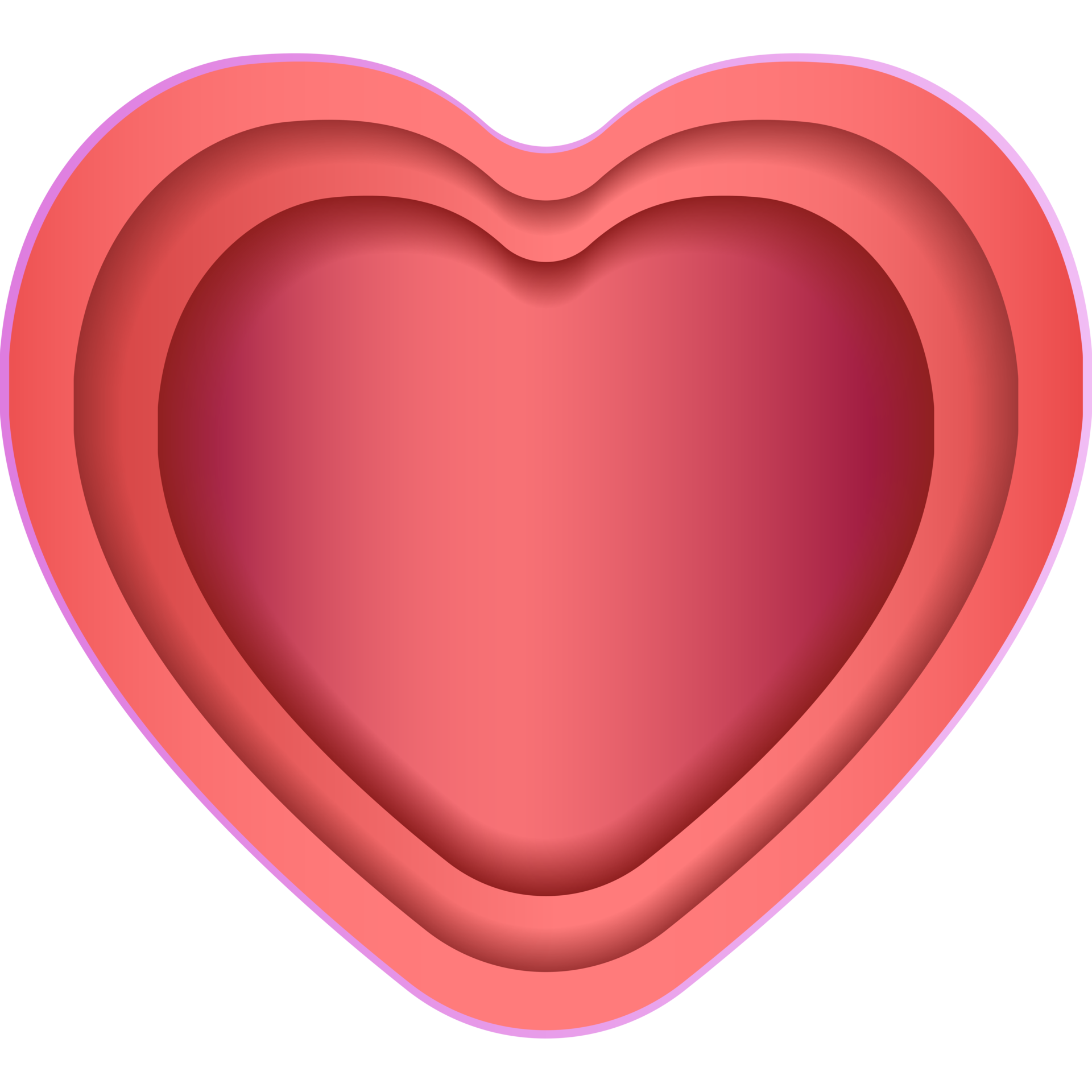 Free heart shape with paper element style love symbol for celebration 