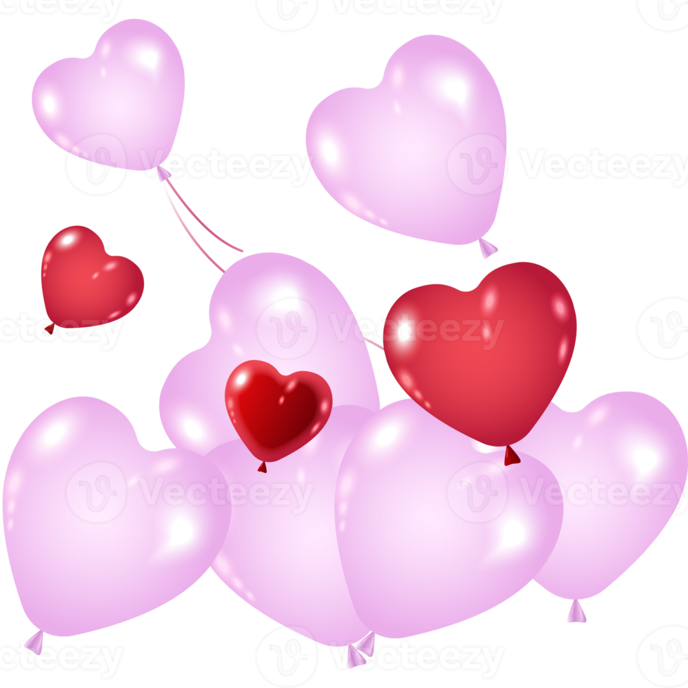 Heart Shaped Balloons. png