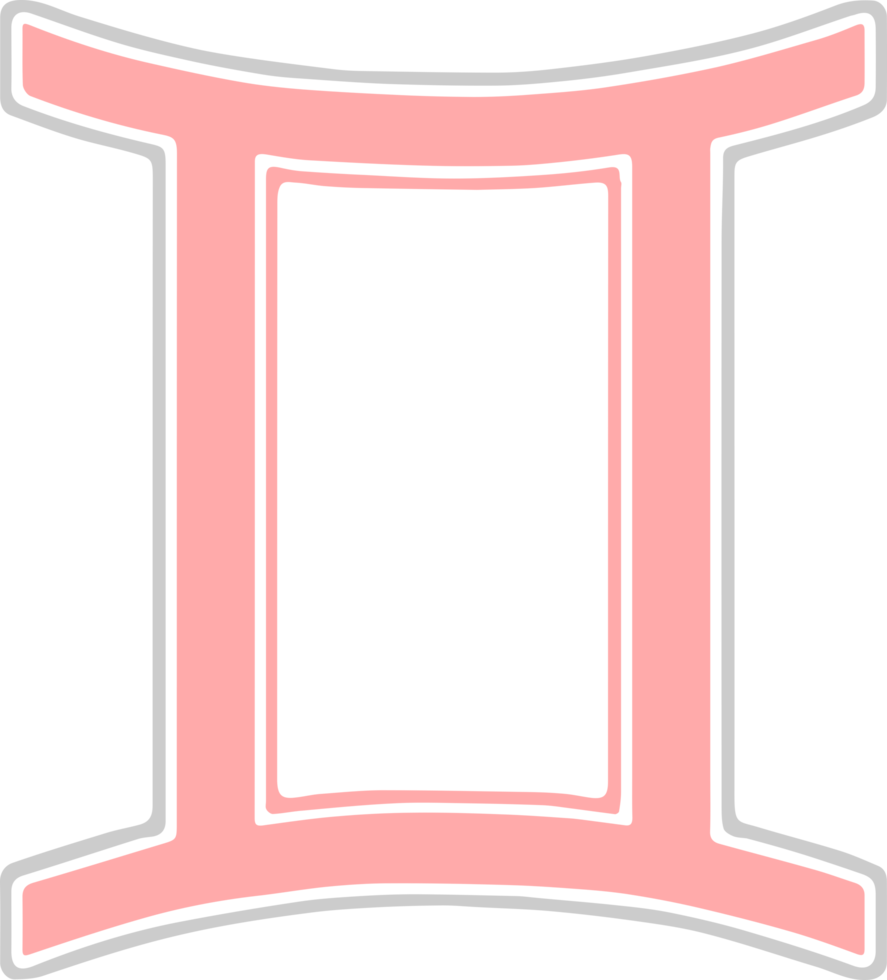 Pink Gemini Sign png