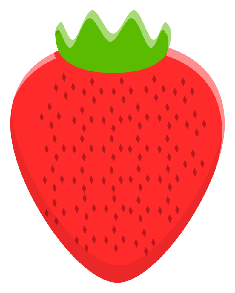 aardbei sticker PNG