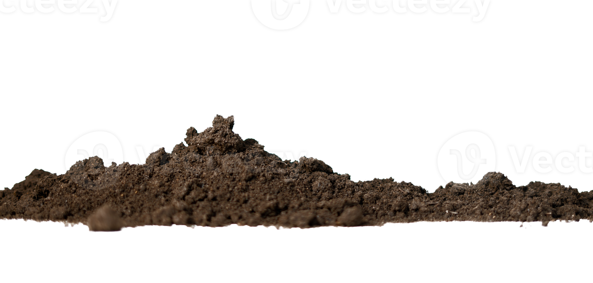 pile of soil isolated png