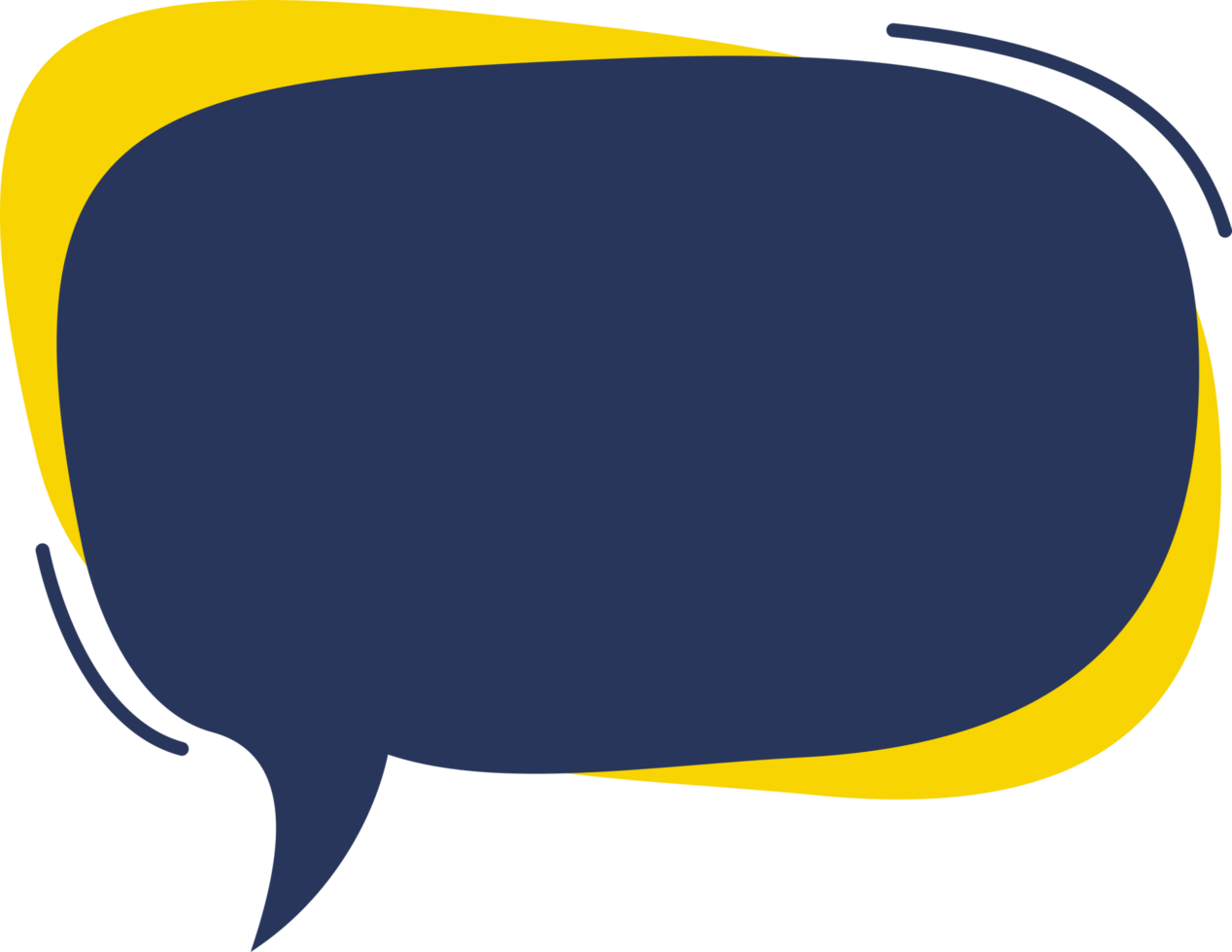 Fun speech bubble for chat or conversation symbol png