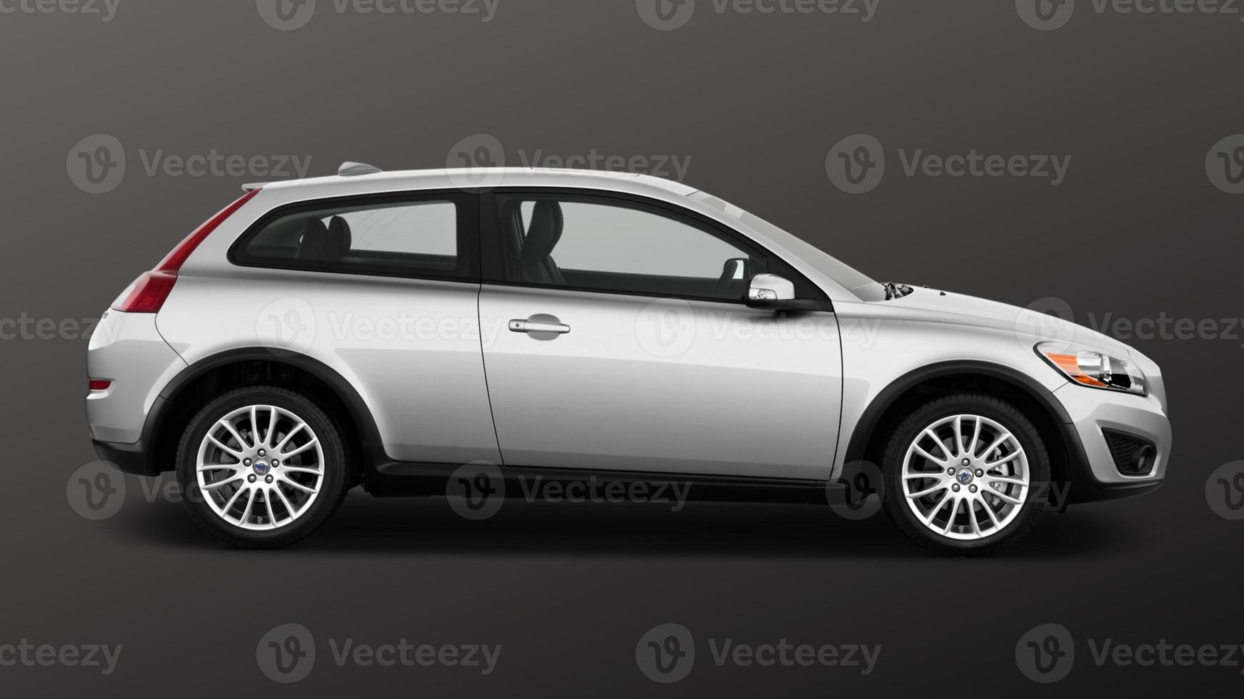 Car Mockup with black background photo