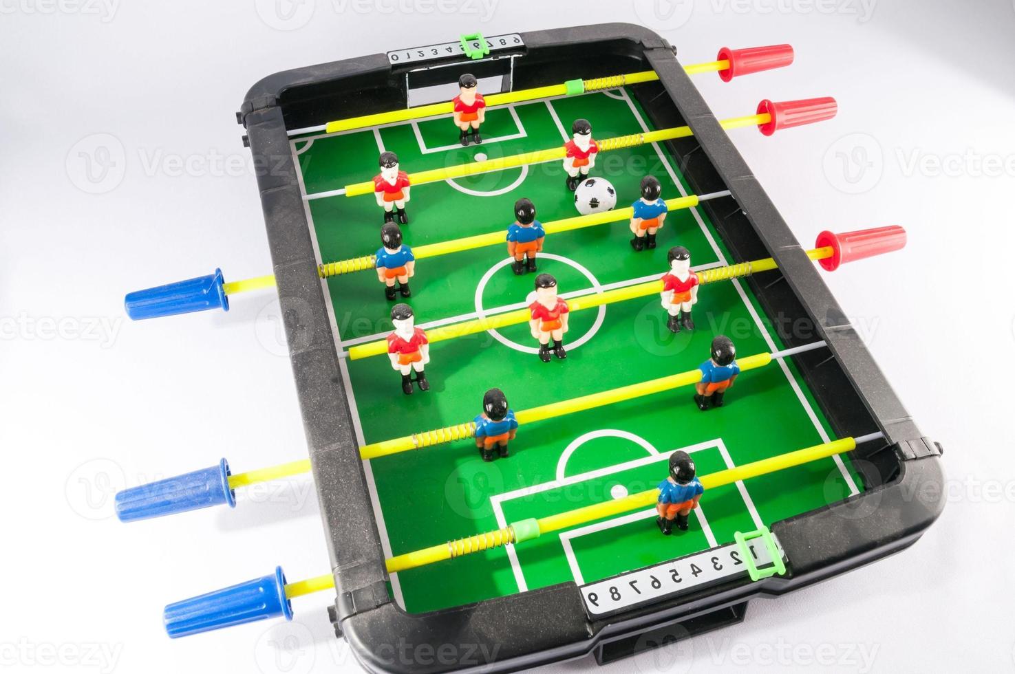 Miniature table soccer game photo