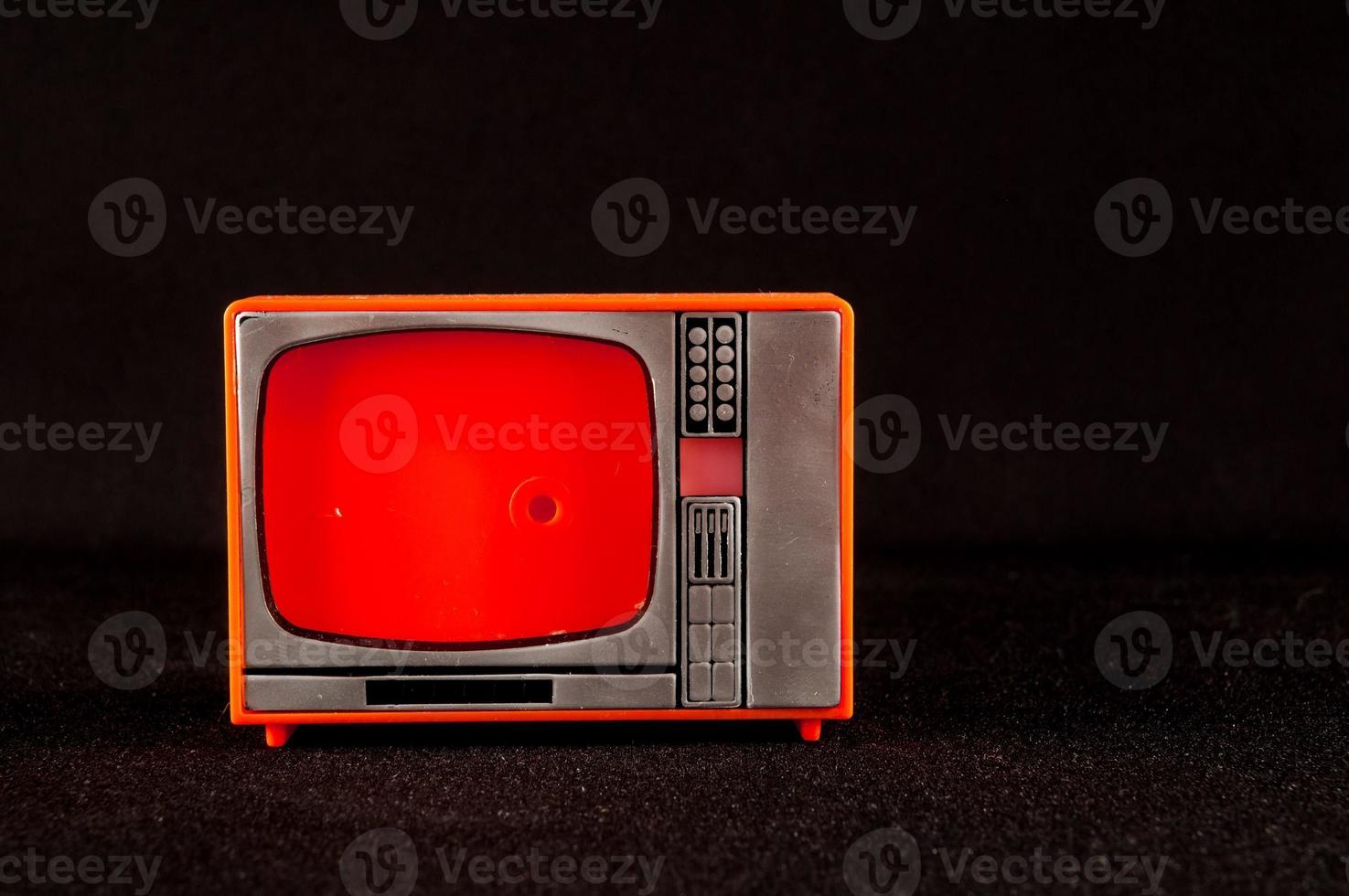 TV set isolated photo