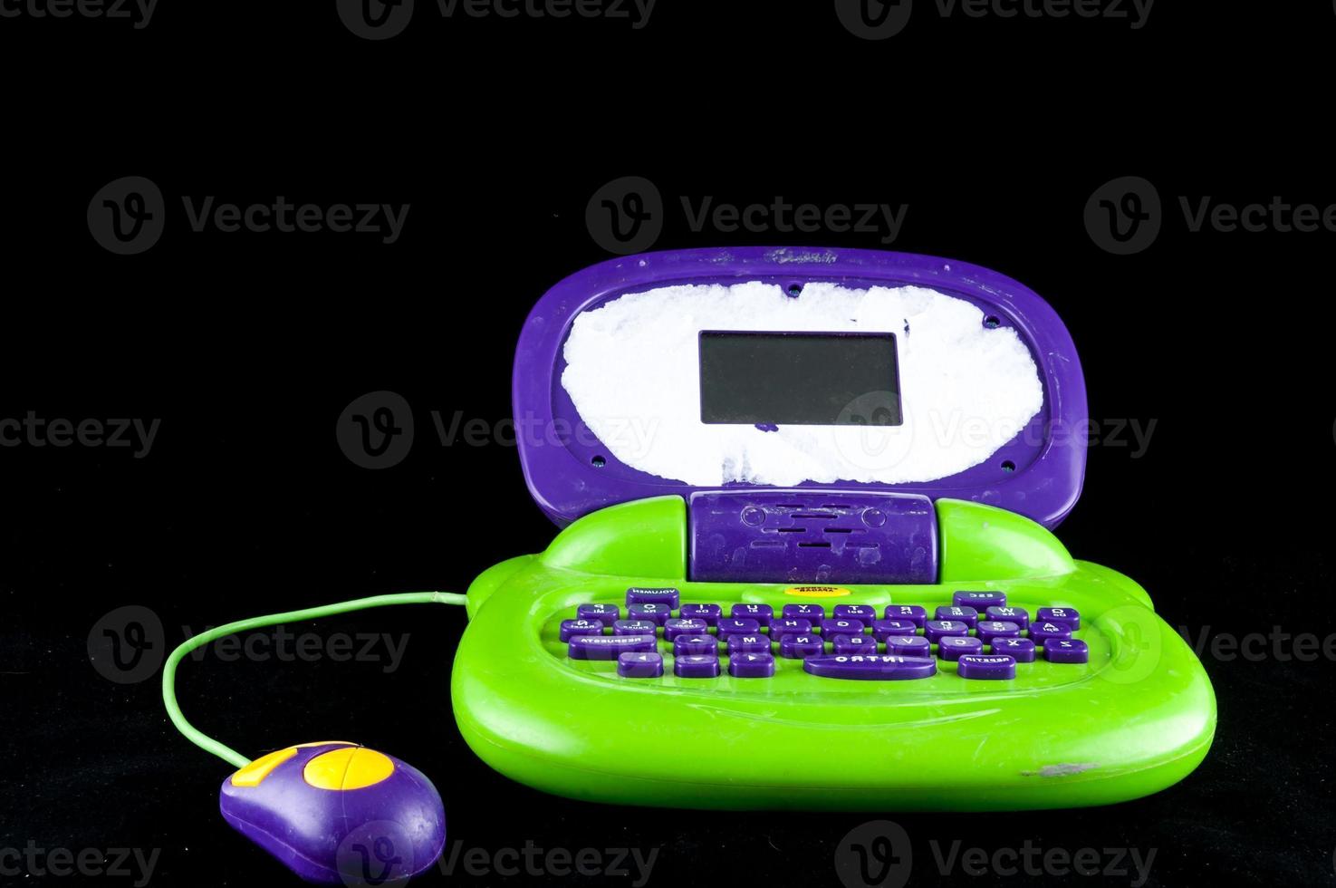 Green computer toy photo
