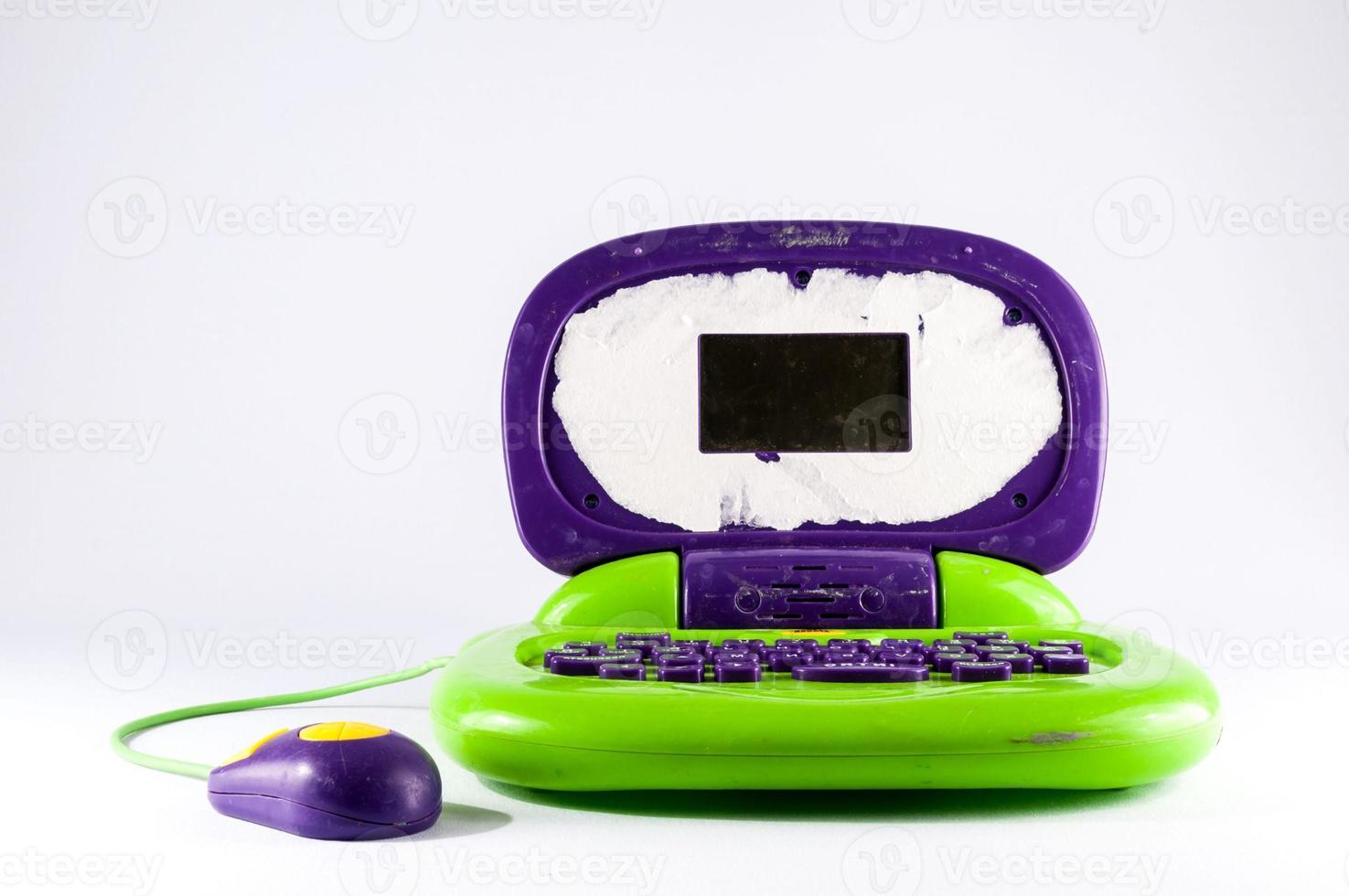 Green computer toy photo