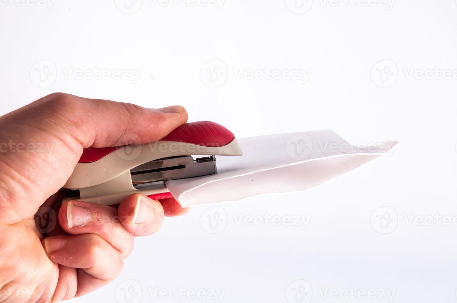 Small paper stapler photo
